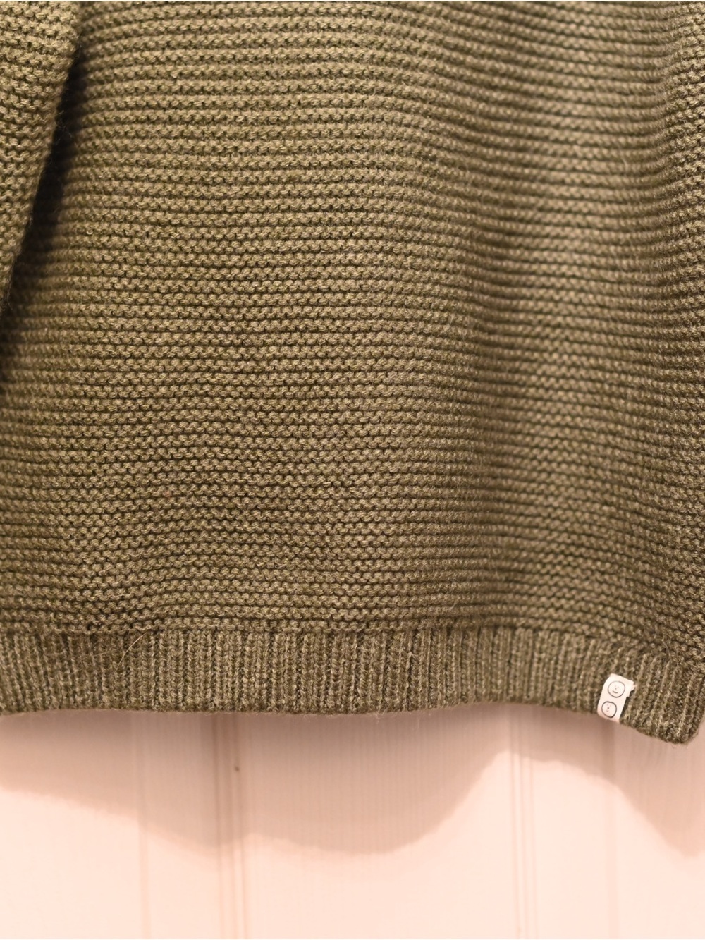ZARA Girls Olive Green Crewneck Sweater - Picture 2 of 7